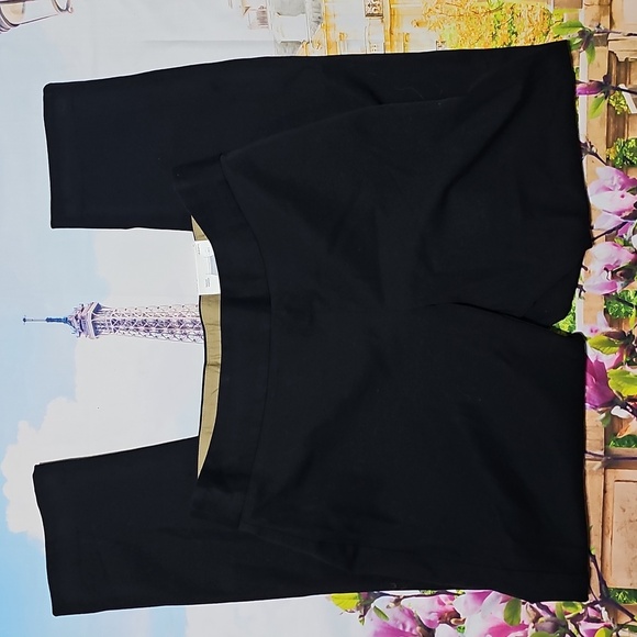 Lands End Black Portico Ankle Pants Size 6 New - Picture 1 of 6